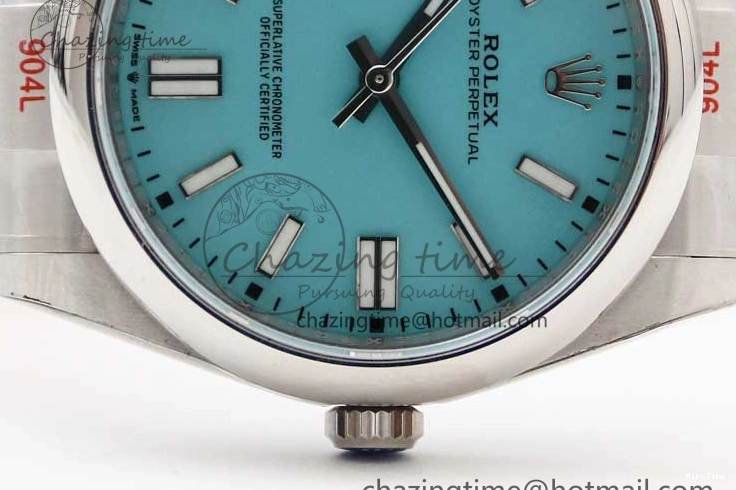 MiroTime 1219 Sleek Oyster Perpetual 41mm 124300 EWF 1:1 Best Edition 904L Steel Tiffany Blue Dial on SS Bracelet A 2191